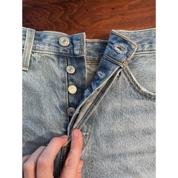 Levi’s 501 Cut off Denim Shorts Womens Size 27 - Picture 8 of 8